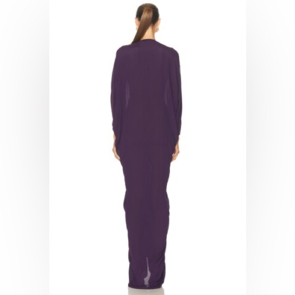 Silvia Tcherassi Deep Purple Long Sleeve Dress - Picture 2 of 5